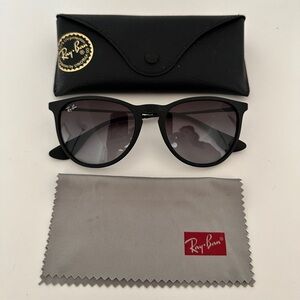 RayBan rubber frame sunglasses